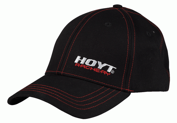 Hoyt Stealth Black/Red Cap - Bowhunters 