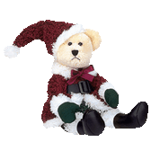 TY Attic Treasure  ~  Christmas SANTABEAR  * NWT
