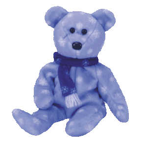 snowflake beanie baby