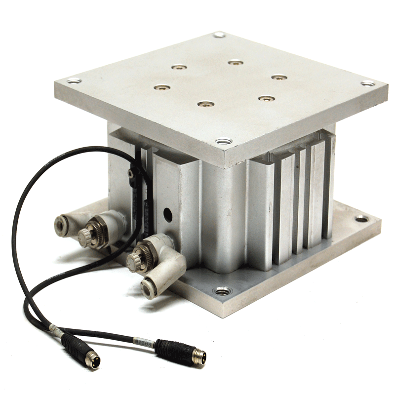 SMC Pneumatics MGF6330 Guided Air Cylinder w/ 2 Balluff Field