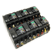 (Lot of 6) Fuji Electric SG53C-EB3BSC-040K 3-Pole 40A Circuit Breakers E.L.