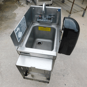 Stainless Steel Hand Wash Sink 12" Underbar Handwashing Station w/ Faucet