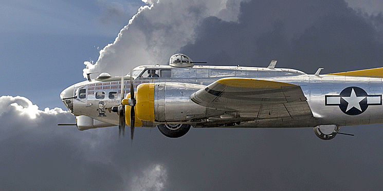B-17 Flying Fortress by Larry McManus