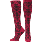 Ariat Gatsby Knee Socks Red Ladies