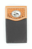 NOCONA LEATHER WALLET/CHECKBOOK,COWBOY PRAYER