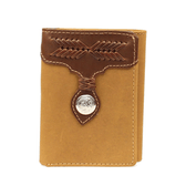 Nocona Wallets Trifold Laced w/ Concho