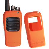 RadioGrips® Silicone Case for GO!™ Digital & Analog 2-Way Radio - Safety Orange