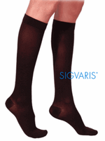 Sigvaris 860 Opaque - Knee High for Women (w/ Grip-top) 30-40mmHg