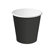 Castaway 4oz Single Wall Paper Cups Black