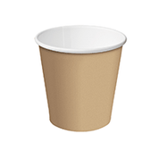 Castaway 4oz Single Wall Paper Cups Brown