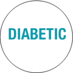 75190 Food Advisory 24mm Circles Removable - Diabetic
