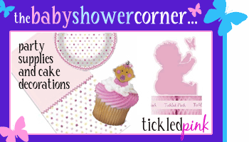 baby shower party and cake supplies