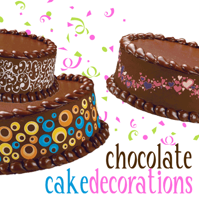 chocolate cake decorations
