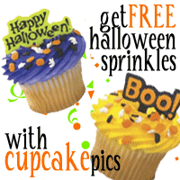 halloween cupcake pics and free candy confetti sprinkles