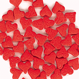 Red Color Heart Quins