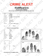 Crime Alert - Finger Print
