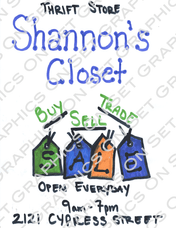 Thrift Store Flyer