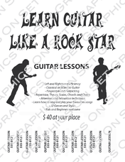 Guitar Lessons Flyer 1