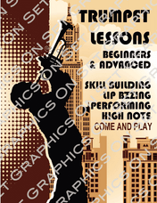 Trumpet Lessons Flyer
