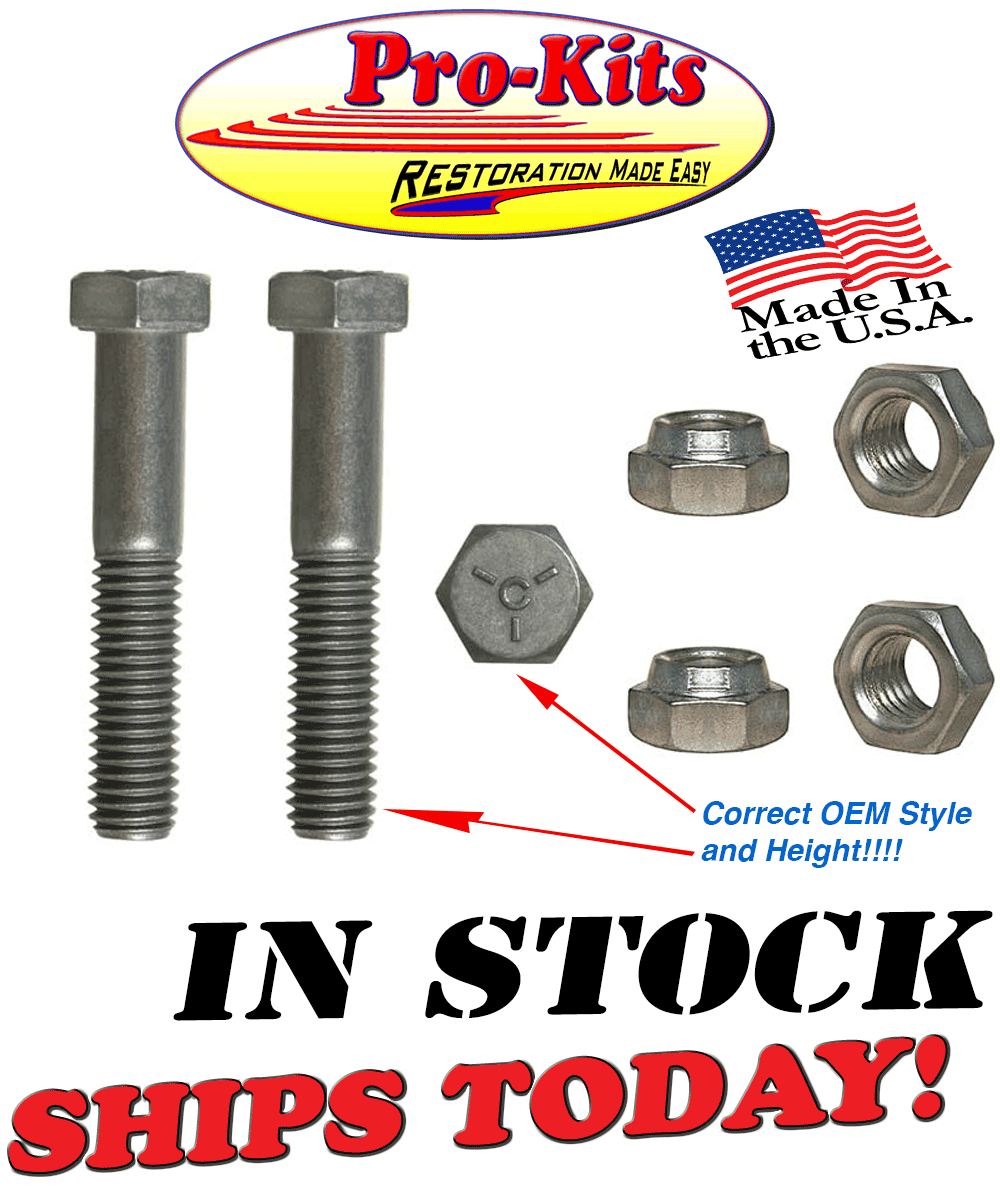 1964 1965 1966 1967 1968 1969 BBody Upper Shock Bolt kit