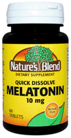 Melatonin 10 mg Quick Dissolve Ultra Potency