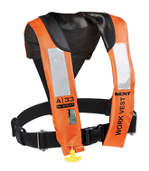 Kent A-33 In-Sight Auto-Inflatable Work Vest, Type V PFD - orange