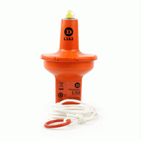 Daniamant L162 Lifebuoy Light with Bracket - 15 hour - USCG / SOLAS / MED