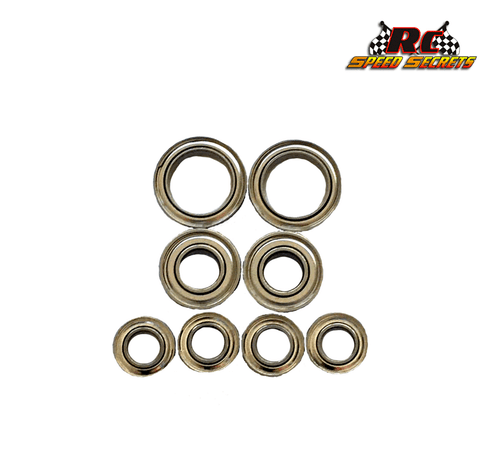 Associated B6.1/B6.1D "Next Level" Hybrid Ceramic Wheel Bearing Set - Stainless by RCSS (RCSSB6WBKIT1)
