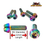 RCSS Nev'r Strip Grade-5 Deep Socket Titanium Tapered Head Screws V2 (M3x22mm) (Bada' Bling Finish)