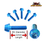 RCSS Nev'r Strip Grade-5 Deep Socket Titanium Tapered Head Screws V2 (M3x22mm) (Blue Finish)