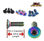 RCSS Nev'r Strip Grade-5 Deep Socket Titanium Flat-Head Motor End-Bell Screws (M2.5x6mm) (Choose from Bada' Bling, Stealth Black & Blue Finishes)