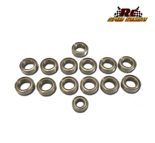 RCSS AwesoMatix Touring Car "Next Level" Hybrid Ceramic Bearings- Stainless- Complete Car Set