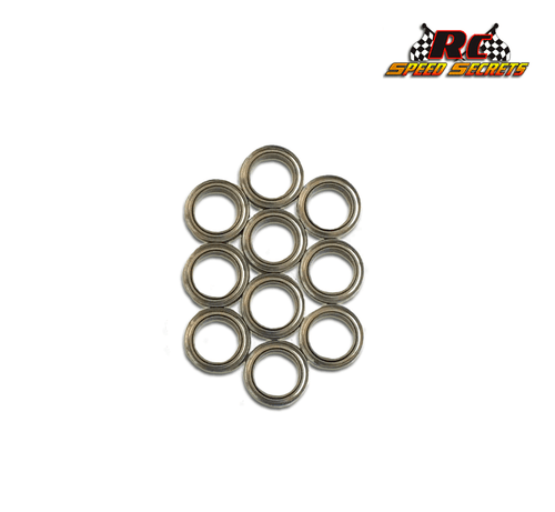 RCSS Associated B74 "Next Level" Hybrid Ceramic Gearbox Bearing Set - Stainless