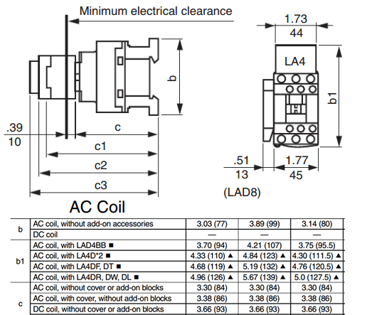 Schneider Lc1d25b7 Contactor