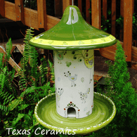 All season ceramic bird seed feeder