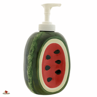 Watermelon Soap Dispenser  Summer Season Farmhouse Decor for Bath Vanity or Kitchen Counter