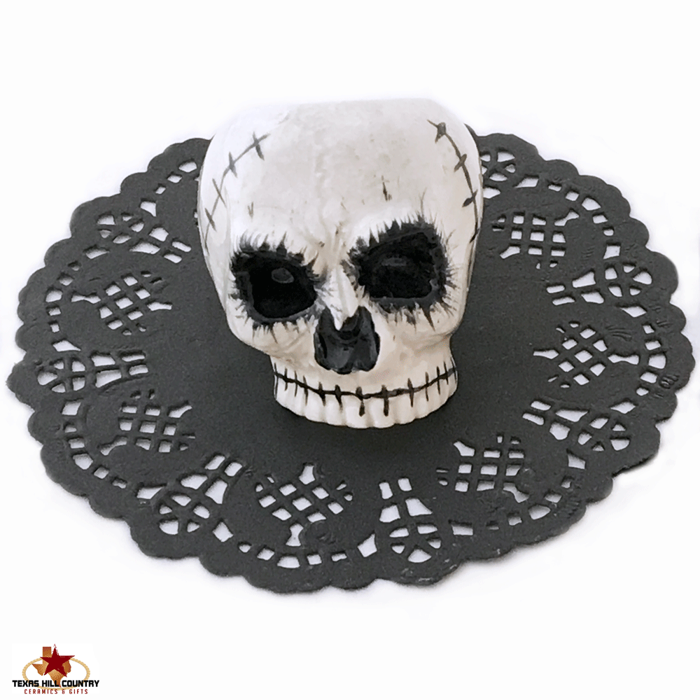 Scary Zombie Skull Napkin Ring For Halloween Party Dining Zombie