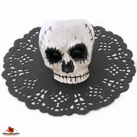 Zombie skull napkin rings, Halloween or Horror decor, made in the USA.