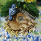 Blue bird birdhouse tea rest