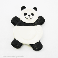 Panda bear cat tea bag holder