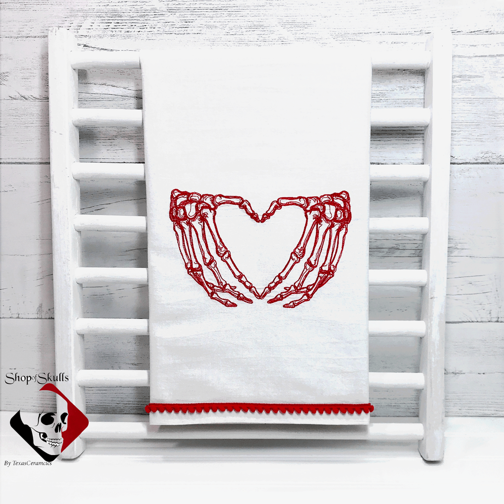 Country Red and White Dish Drying Towel. Farmhouse Tea Towel – Home  Stitchery Decor