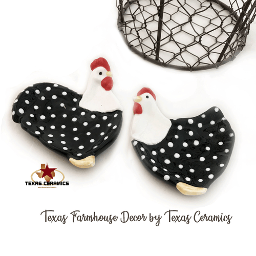 Chicken and Rooster set perfect for your country farmhouse decor.