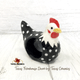 Texas Farmhouse Chicken Napkin Rings made in the USA.