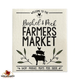 Farmers Market Design on Swedish Dishcloth.