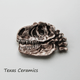 Ceramic T-Rex fossil