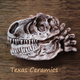 This ceramic T-Rex makes a great gift for any fossil or dinosaur enthusiast.