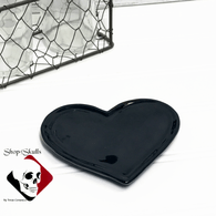 Black heart tea bag holder for your unemotional side.