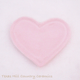 Ceramic pottery small pink heart hand made in the USA.