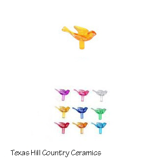Small bird lights in assorted colors