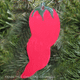 Large hand made southwest red chili pepper ornament for Christmas tree decorating or front door wreaths!